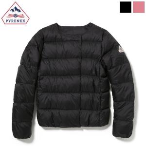 PYRENEX ピレネックス レディース カンヌ ノーカラーダウンジャケット CANNES　HWQ057　2022秋冬モデル