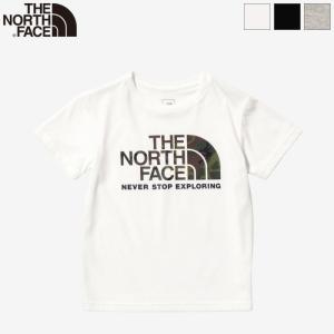 ザ・ノースフェイス THE NORTH FACE キッズ ショートスリーブカモロゴティー 半袖Tシャツ S/S Camo Logo Tee　NTJ32359｜bas-clothing