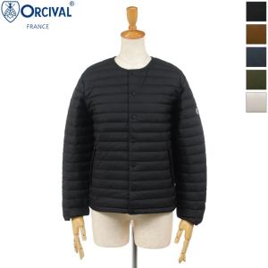 ORCIVAL オーチバル オーシバル レディース インナーダウンクルーネックジャケット　OR-A0071 DPL｜bas-clothing