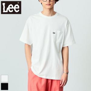 40%OFF Lee リー ユニセックス ポケットミニ刺繍 半袖Tシャツ クルーネック　LT3071｜bas-clothing