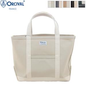 オーチバル オーシバル ORCIVAL ユニセックス コットンキャンバストートバッグ M 中サイズ ツートーン HANPU TOTE BAG MEDIUM　OR-H0284 KWC(RC-7042 HVC)｜bas-clothing