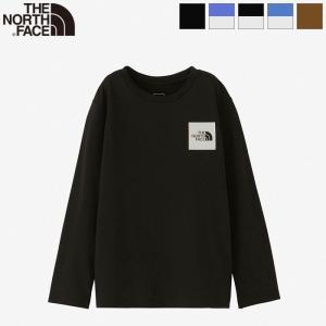 ザ・ノースフェイス THE NORTH FACE キッズ ロングスリーブスモールスクエアロゴティー ...