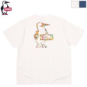 チャムス CHUMS メンズ ブービーロゴレインボーアイランズTシャツ 半袖 トップス Booby Logo Rainbow Islands T-Shirt　CH01-2389　CH012389｜bas-clothing