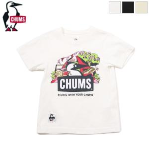チャムス CHUMS キッズ ピクニックブービーTシャツ 半袖 トップス Kid's Picnic Booby T-Shirt　CH21-1309　｜bas-clothing