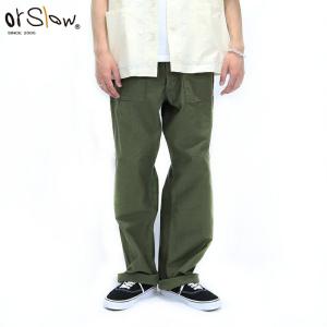 orSlow オアスロウ ファティーグパンツ ベイカーパンツ スリム