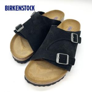 【期間限定ポイント】レディース/ BIRKENSTOCK【ビルケンシュトック】1009529 チューリッヒ　スウェードレザー　ブラック【正規取扱】｜bas-ec