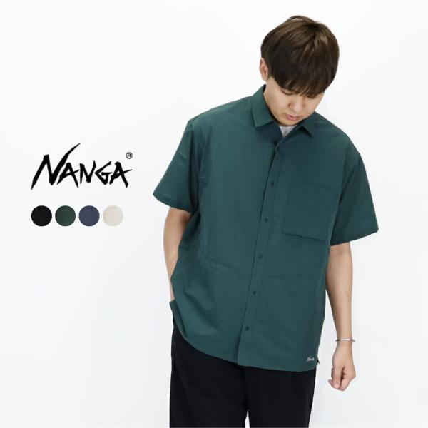 ナンガ NANGA/シャツ/ドットエア コンフィー ショートスリーブシャツ/NW2411-1E900...