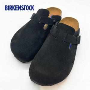 レディース/ BIRKENSTOCK【ビルケンシュトック】660473 ボストン スエードレザー ブラック BOSTON【正規取扱】｜bas-ec