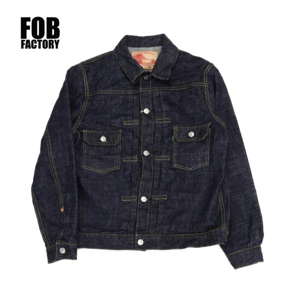 F.O.Bファクトリー FOB FACTORY/Gジャン/G3デニム　セカンドジャケット/F2378...