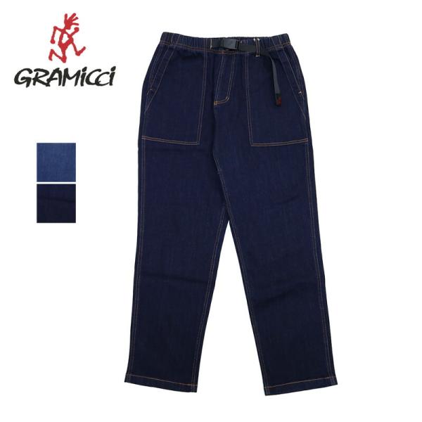 グラミチ Gramicci/ジーンズ/ストレッチ デニム ルーズ テーパード リッジ パンツ/G3F...