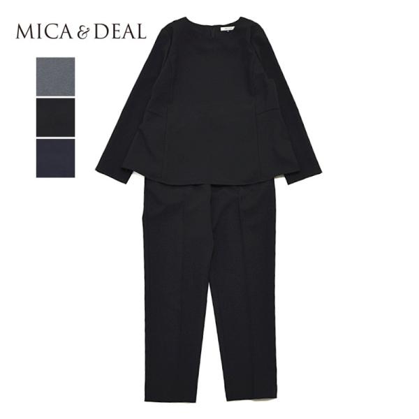 【期間限定ポイント】マイカアンドディール MICA&amp;DEAL/バックプリーツセットアップ/M00E0...