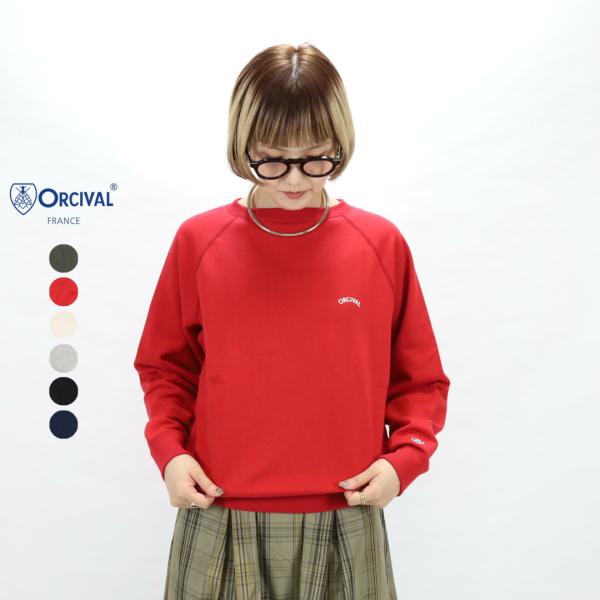 オーシバル ORCIVAL/スウェット/ライト フレンチ テリー ボート ネック スウェット/OR-...