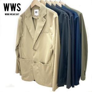 WWS(WORK WEAR SUIT)◇ジャケット/S/ポリエステル/BLU/51-1127WB-M