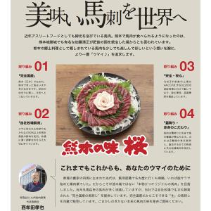 馬刺し ギフト 馬肉 熊本 ギフト スライス済...の詳細画像3