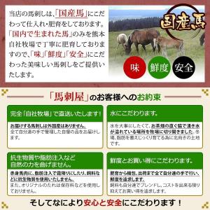 馬刺し 熊本 国産 赤身モモ刺し 1kg (2...の詳細画像2