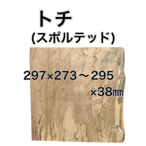 トチ 栃 スポルテッド 杢あり 木材 一枚板 板 DIY 材料 無垢板 木工
