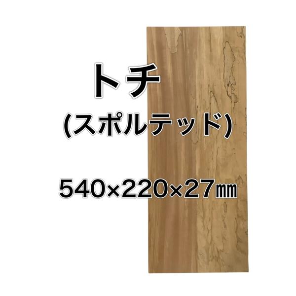 トチ 栃 スポルテッド 杢あり 木材 一枚板 板 DIY 材料 無垢板 木工 工作 家具 手作り イ...