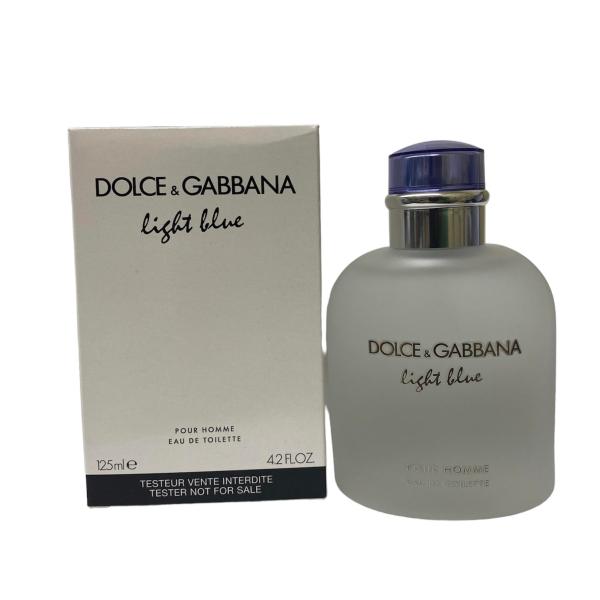 テスター品 DOLCE&amp;GABBANA ライトブルー プールオム EDT SP 125ml [並行輸...