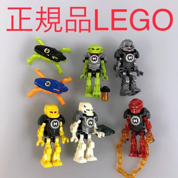 正規品 中古 LEGO レゴ ヒーローファクトリー  ミニフィグ　ロボット　5個　おまけ付き　まとめ...