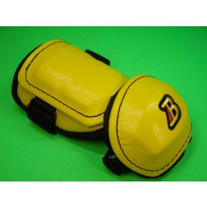 ベルガード BELGARD アームガード イエロー×ブラックヘリ プロ仕様 合皮巻きタイプ AL81...