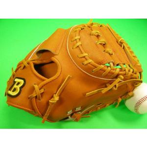 型付け無料 ベルガード BELGARD キャッチャーミット 硬軟兼用 日本製 タン×レッド糸 標準サ...