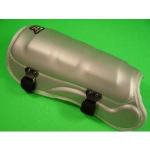 ベルガード BELGARD プロ仕様 フットガード 甲なし シルバー 合皮巻きタイプ FG620 レ...