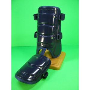 ベルガード BELGARD フットガード 高校野球対応 ネイビー 左右打者兼用 ショートタイプ FG...