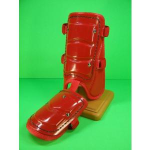 ベルガード BELGARD フットガード レッド 左右打者兼用 ショートタイプ FG800 レッグガ...