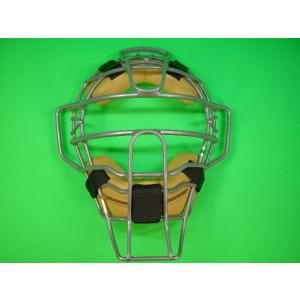 ベルガード BELGARD 審判用マスク ソフトボール用 シルバーフレーム×クレスト 軽量マスク U...