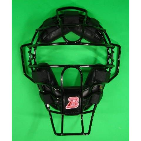 オーダー ベルガード BELGARD 審判用マスク 硬式野球用 ブラック×ブラック Bマークピンク付...