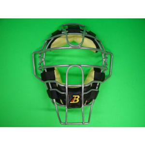 メジャースタイル 審判用マスク 硬式野球用 ベルガード BELGARD シルバーフレーム×ブラック・...