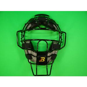 メジャースタイル 審判用マスク 硬式野球用 ベルガード BELGARD ブラックフレーム×グレーパッ...