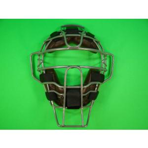 オーダー ベルガード BELGARD 審判用マスク 硬式野球用 シルバーフレーム×ブラウンパッド 軽...