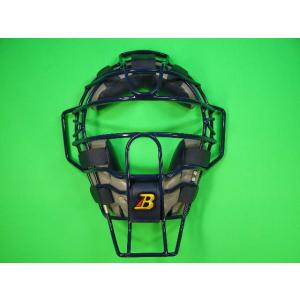 メジャースタイル 審判用マスク ソフトボール用 ベルガード BELGARD ネイビーフレーム×グレー...