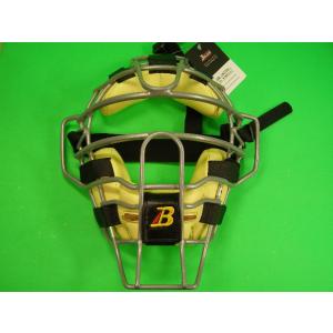 オーダー ベルガード  BELGARD 審判用マスク 硬式野球用 シルバー×クリーム 軽量マスク U...