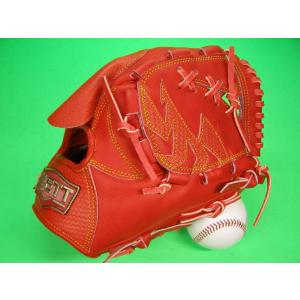 型付け済み ゼット ZETT 硬式野球用 投手用 朱 オレンジ 高校野球対応カラー 標準サイズ PR...