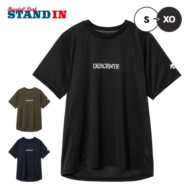 デサント バレーボール 半袖 Tシャツ バレーシャツ メンズ DV5FHT01U スポーツウェア ト...