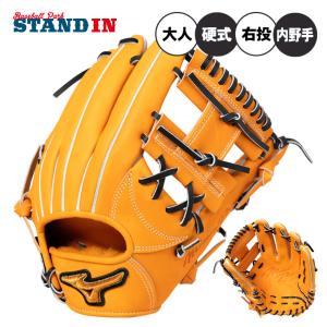 mago 硬式野球グローブ 右投げ用 Mago マーゴ 硬式グローブ 内野手用 右投げ 限定モデル MSR‐H03 赤