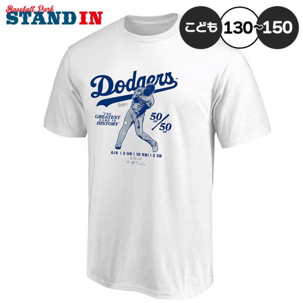 大谷翔平 50-50 達成記念 ジュニア用 Tシャツ 半袖 6 for 6 子供服 ML0124FW...