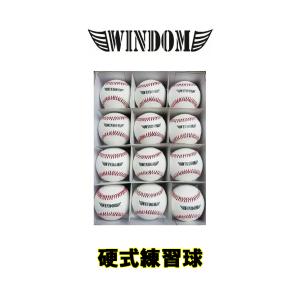 硬式練習球 10ダース 格安 名入れサービス　硬式ボール　WINDOM　硬式野球　高校野球　大学野球　独立リーグ｜baseballpower