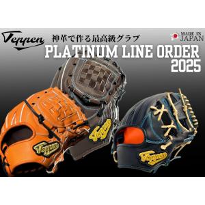 てっぺん Teppen グローブ 硬式 オーダー グラブ PLATINUM LINE ダッチビールキップレザー 高校野球 大学野球 型付け無料 2024年｜baseballts