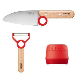 難ありオピネル キッズ シェフナイフ プチシェフ ピーラー セット こども包丁 オピネル ル プティ シェフ ボックスセット (41832) 子ども用包丁