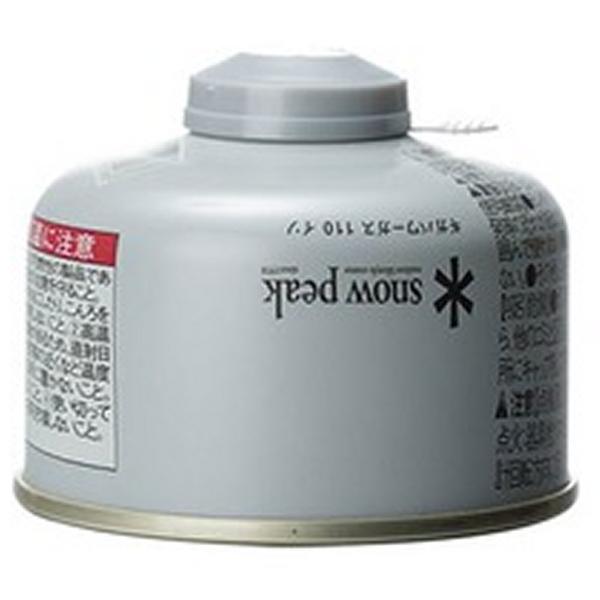 スノーピーク ギガパワーガス110イソ (GP-110SR) ／ ガスカートリッジ OD缶 燃料 銀...