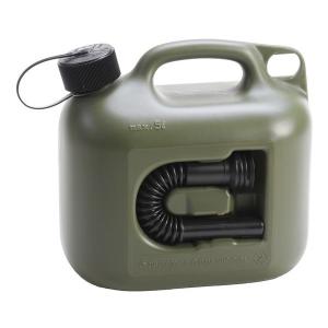 ヒューナスドルフ フューエル カン プロ 5L ／ 燃料容器 ポリタンク キャンプ ストーブ ジェリカン ミリタリー チャイルドセーフ付き｜basecamp-jp