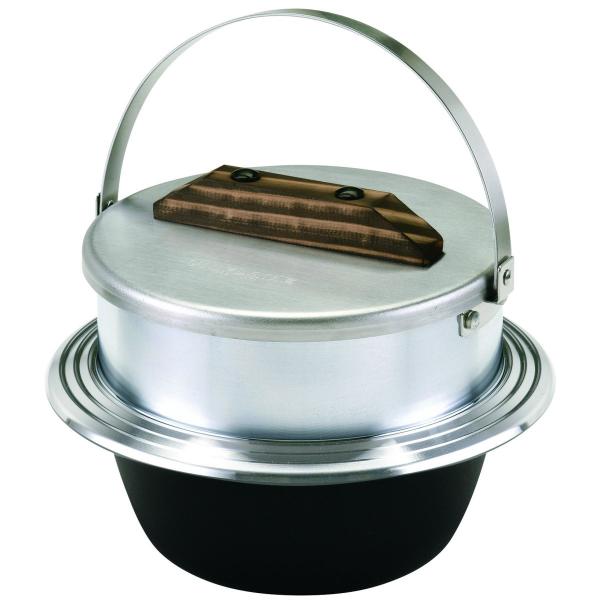 ユニフレーム キャンプ羽釜 5合炊き (660201) ／ 炊飯 ライスクッカー キャンプ アルミ ...