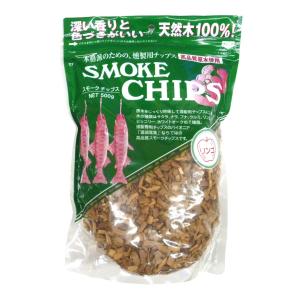 進誠産業 スモークチップ リンゴ 500g ／ 燻製 燻煙剤 キャンプ バーベキュー 香り付け 熱燻 短時間の燻製に｜basecamp-jp