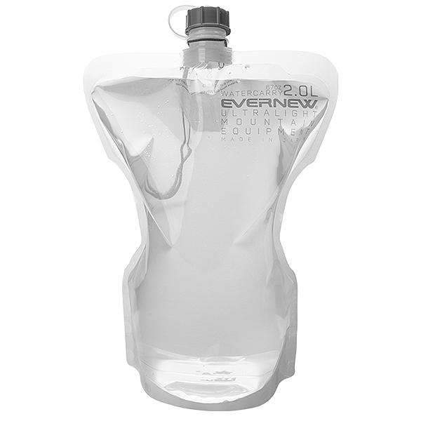 エバニュー ウォーターキャリー 2000ml グレー (EBY669) ／ ソフトボトル 2L 登山...