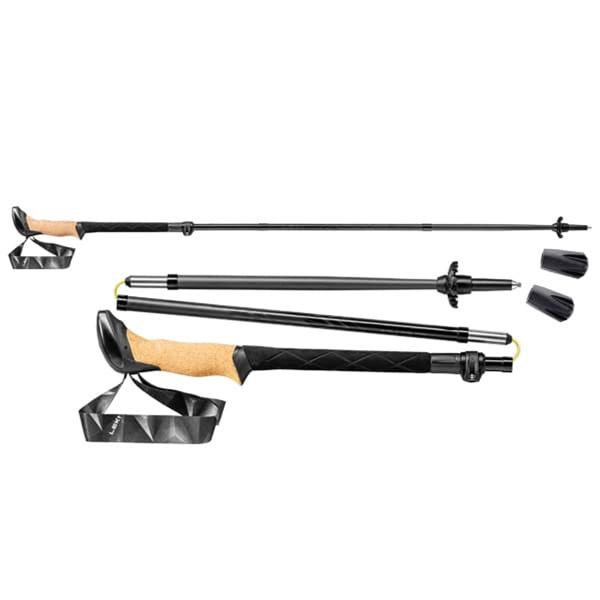 レキ ブラックシリーズFXカーボン (1300445) ／ トレッキングポール 登山 三段折りたたみ...