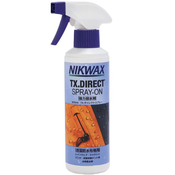 ニクワックス TXダイレクトスプレー ／ 撥水スプレー 300ml 登山 キャンプ 防水透湿生地のレ...