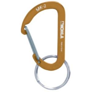 コーラ フラットミニ・2 (MK2) ／ アクセサリーカラビナ 小型 軽量 フラットボディ キーホルダー ギアホルダー アウトドア小物